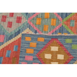 Tappeto Kilim Afghanistan 175x250 Blu Corallo