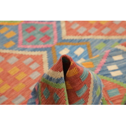Tappeto Kilim Afghanistan 175x250 Blu Corallo