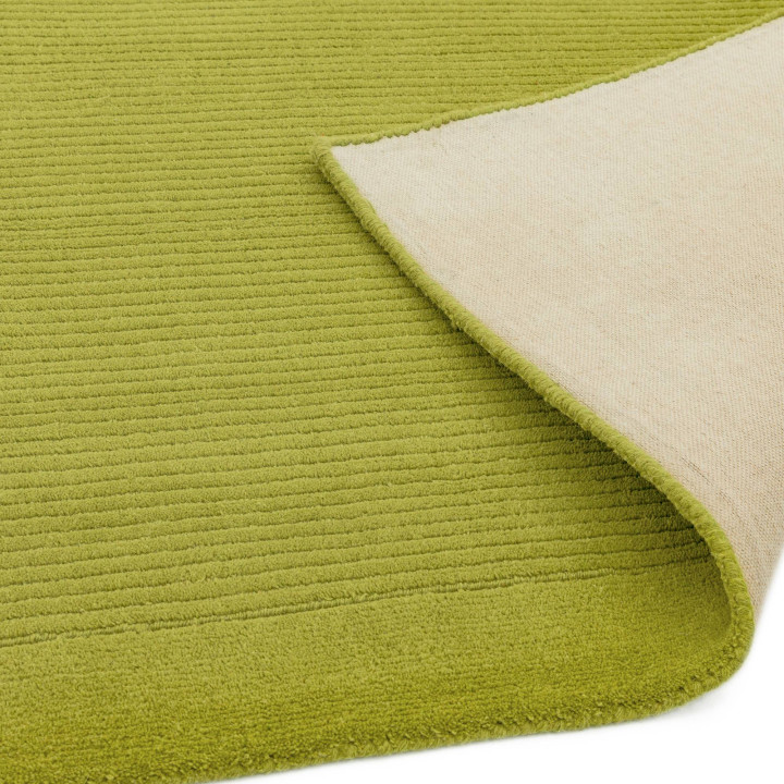 Rug York geometric olive green light green runne