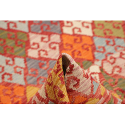 Tappeto Kilim Afghanistan 176x250 Rosso Arancio