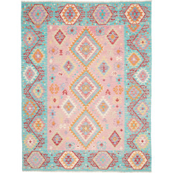 Rug Kilim Afghanistan 182x237 Pastel Pink