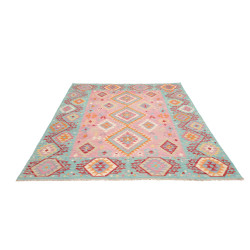 Rug Kilim Afghanistan 182x237 Pastel Pink