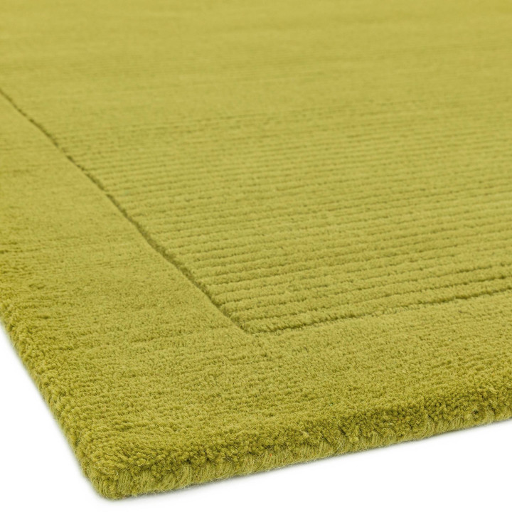 Rug York geometric olive green 160x230 cm