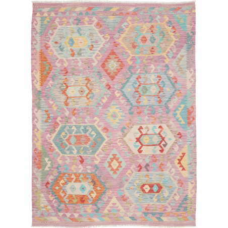 Rug Kilim Afghanistan 174x231 Lilac Pink