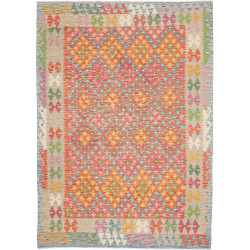 Rug Kilim Afghanistan 179x247 Orange Pink Light