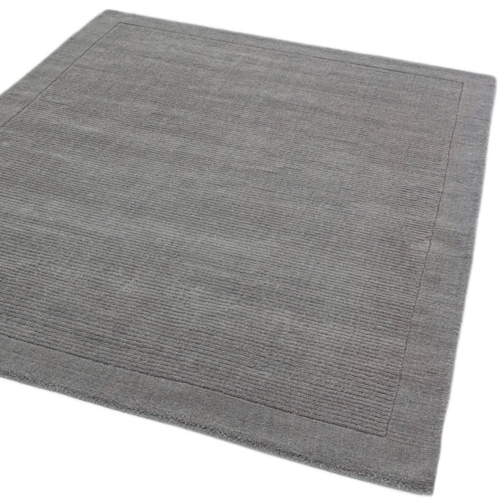 Tappeto York geometrico grigio argento 120x170 c