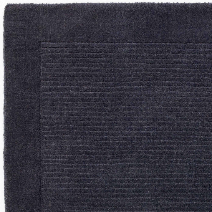 Rug York geometric dark blue runner 68x240 cm