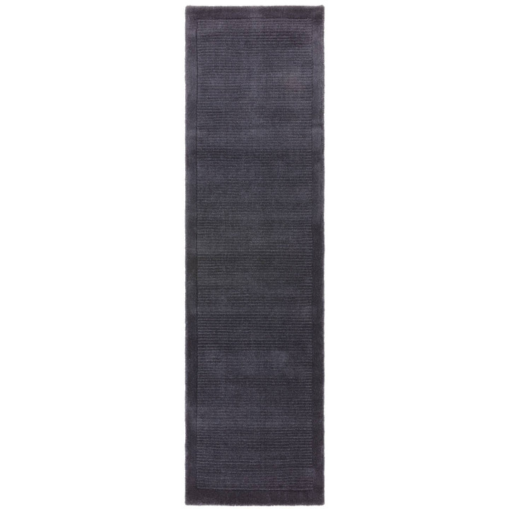 Rug York geometric dark blue runner 68x240 cm