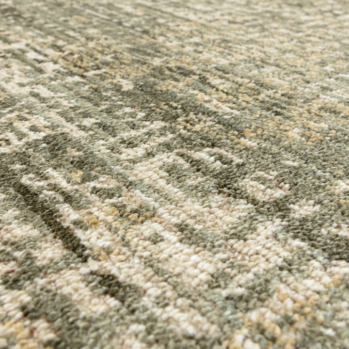 Tappeto Heriz astratto beige e grigio chiaro 200