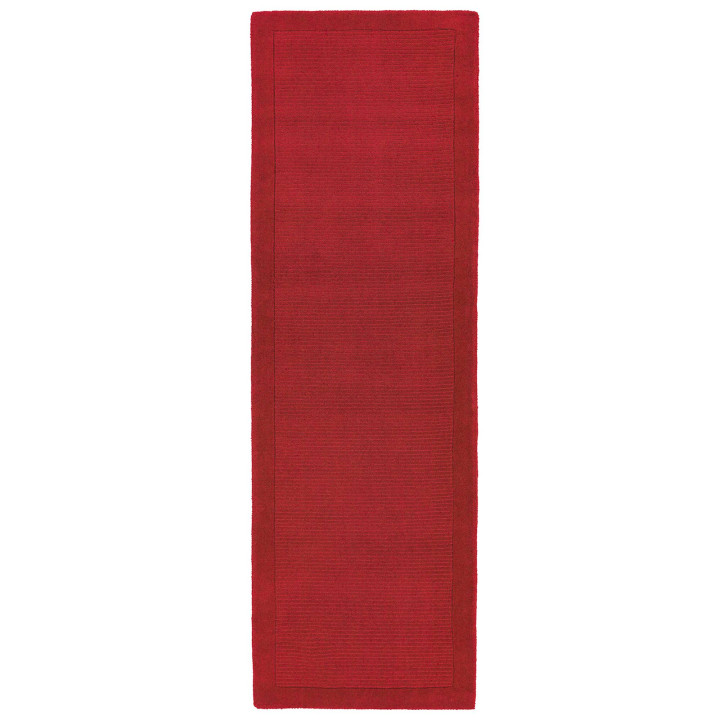 Rug York plain red 80x150 cm