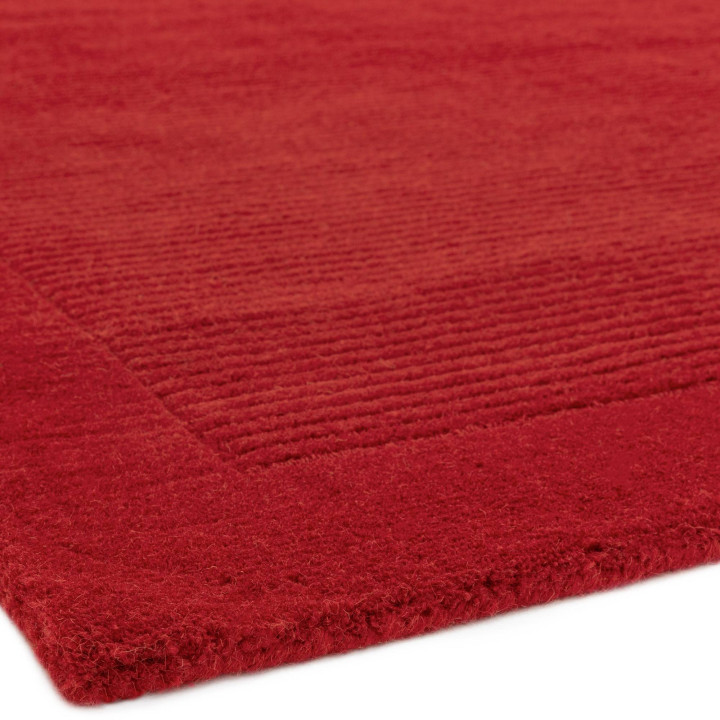 Tappeto York tinta unita rosso 160x230 cm