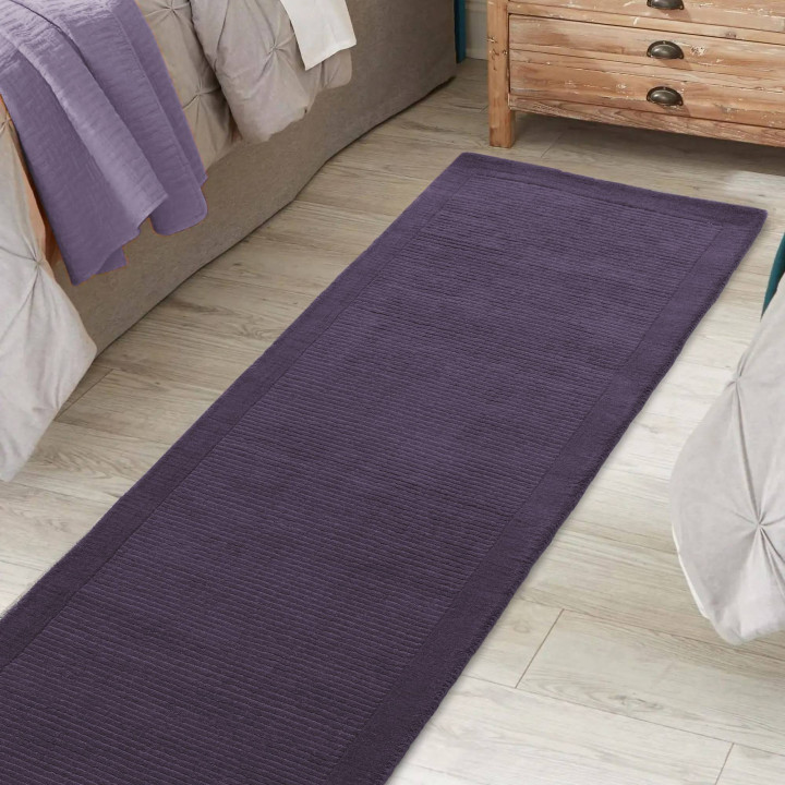 Tappeto York geometrico viola 80x150 cm