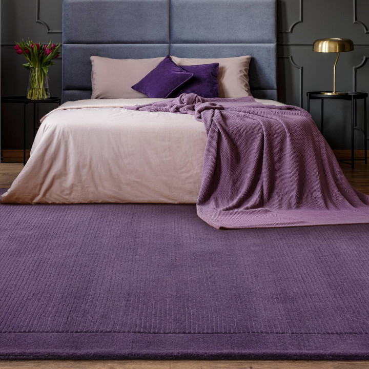 Tappeto York geometrico viola 160x230 cm