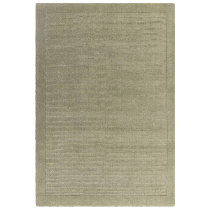 Rug York geometric olive green runner 68x240 cm