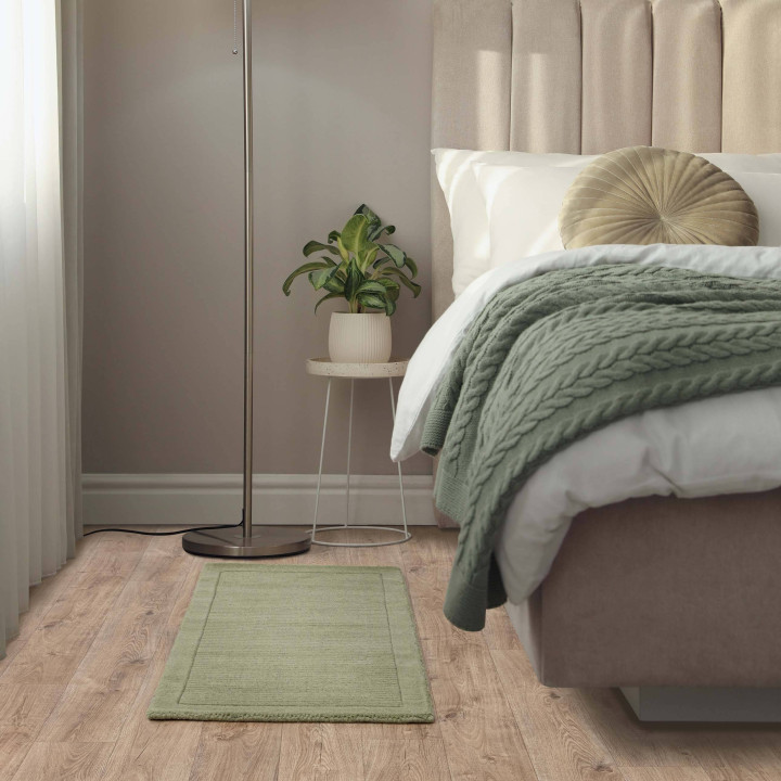 Tappeto York geometrico verde oliva 200x290 cm