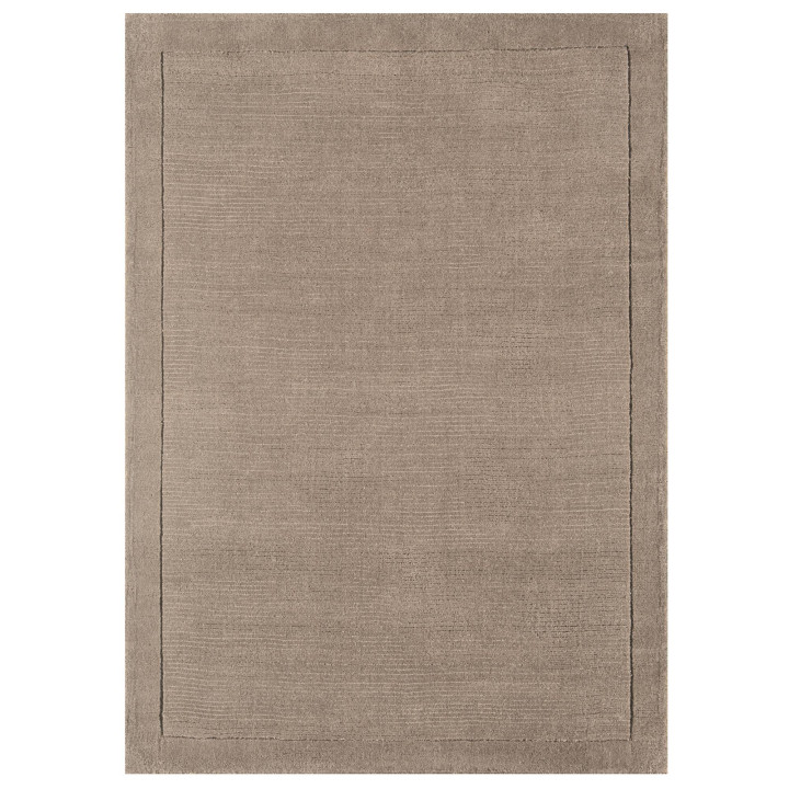 Tappeto York geometrico beige e tortora 80x150 c