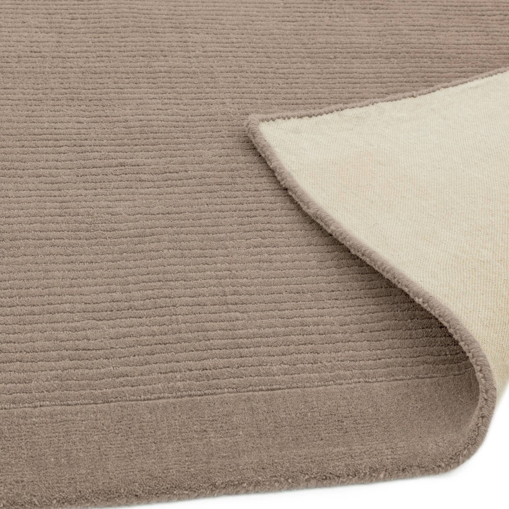 Tappeto York geometrico beige e tortora 80x150 c