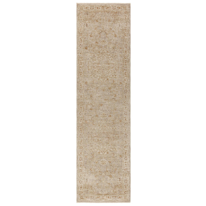 Rug Heriz non-floral medallion beige sand taupe