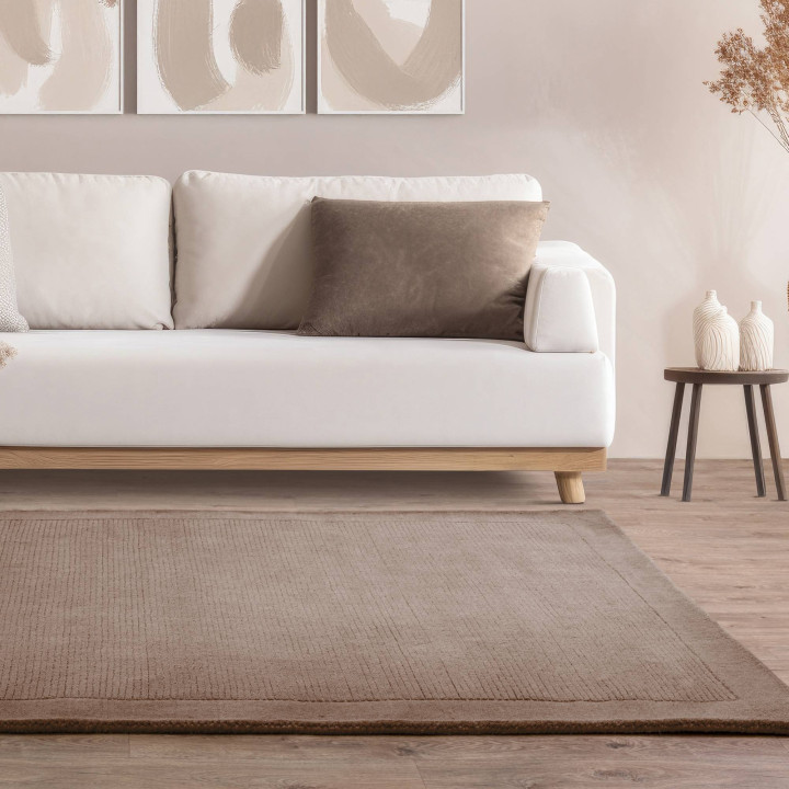 Tappeto York geometrico tortora 160x230 cm