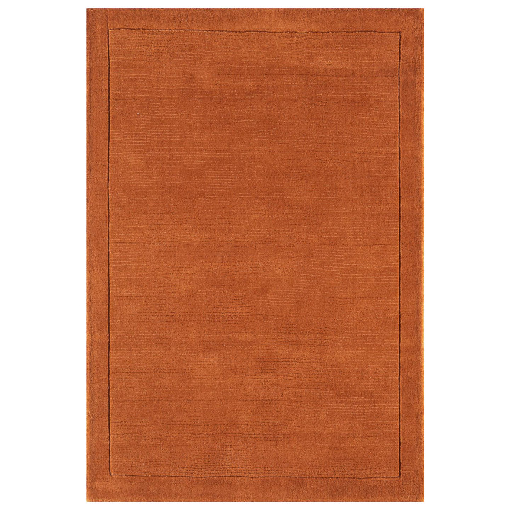 Tappeto York geometrico rame e arancione 60x120