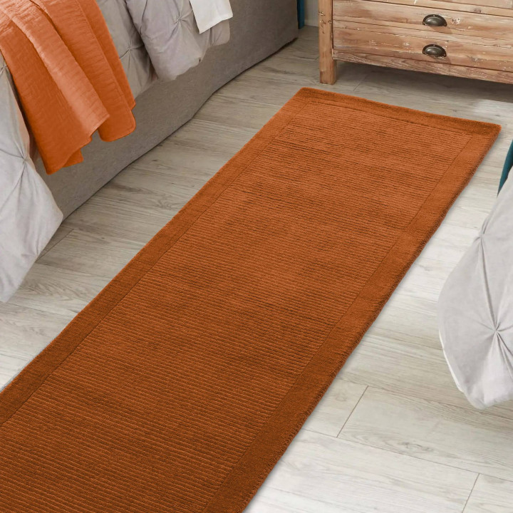 Tappeto York geometrico arancione 160x230 cm