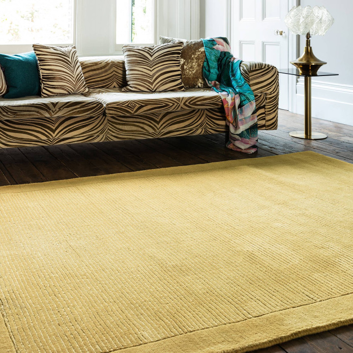 Rug York geometric yellow gold 60x120 cm