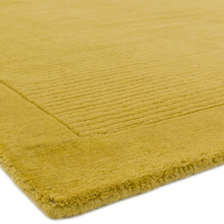 Tappeto York geometrico giallo senape e oro 200x