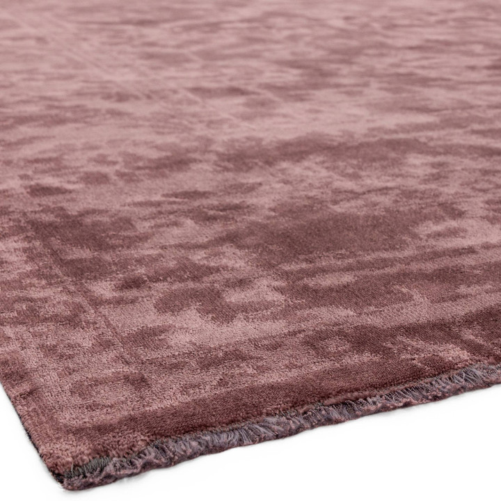 Rug Zehraya abstract dark purple lilac 200x290 c