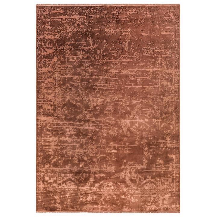Rug Zehraya abstract brown copper 160x230 cm