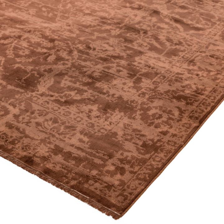 Rug Zehraya abstract brown copper 160x230 cm