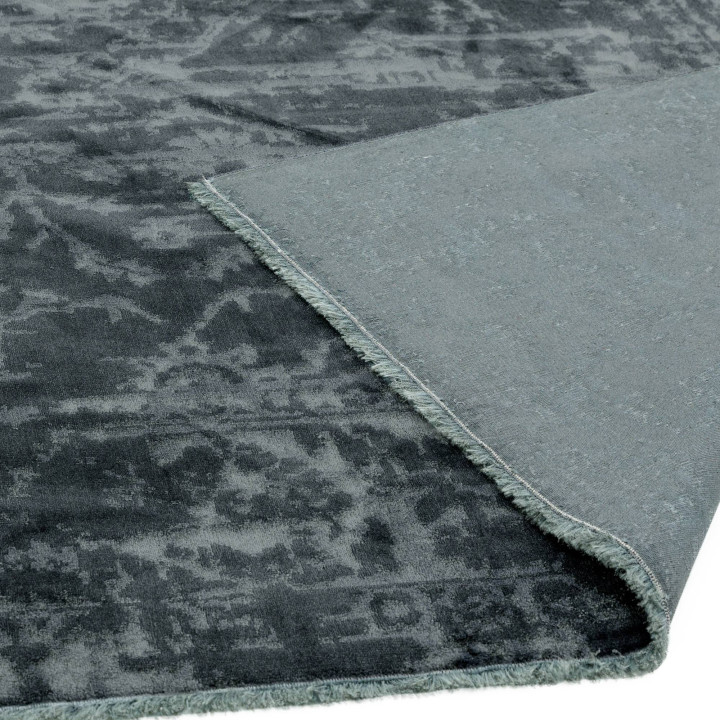 Rug Zehraya abstract dark grey light grey 160x23