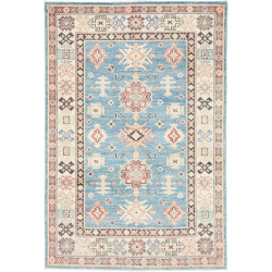 Tappeto Kazak Afghanistan Azzurro Blu