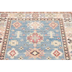 Tappeto Kazak Afghanistan Azzurro Blu