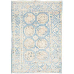 Tappeto Kazak Afghanistan Azzurro crema