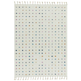 Tappeto Ariana geometrico avorio e multicolore 8