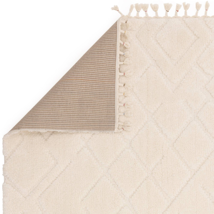 Tappeto Ariana geometrico crema e bianco 160x230