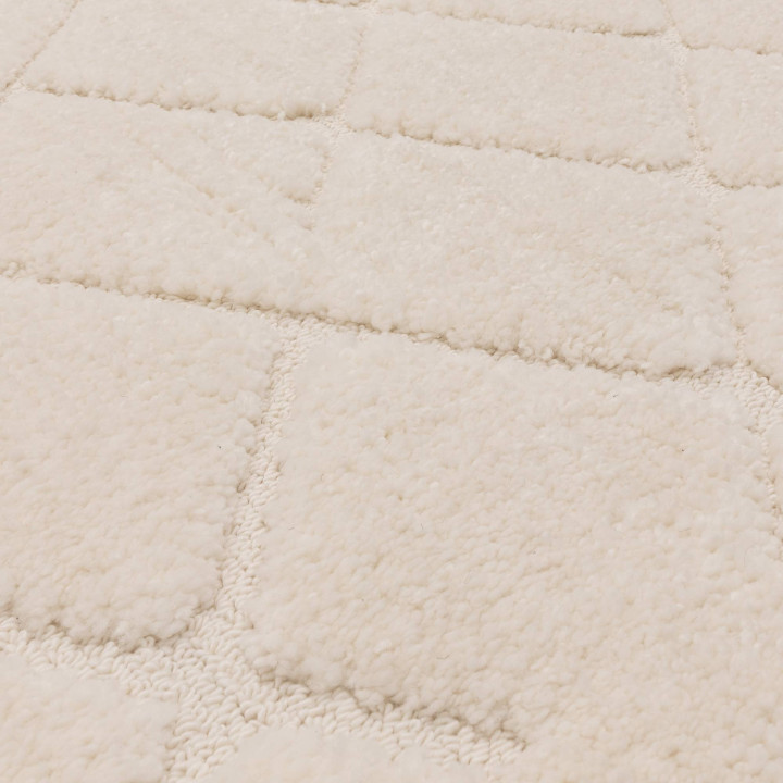 Tappeto Ariana geometrico crema e bianco 160x230