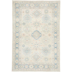 Hand Made Rug Kazak Afghanistan 121x178 Cream L