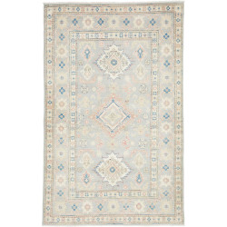 Hand Made Rug Kazak Afghanistan 99x155 Blue Gre