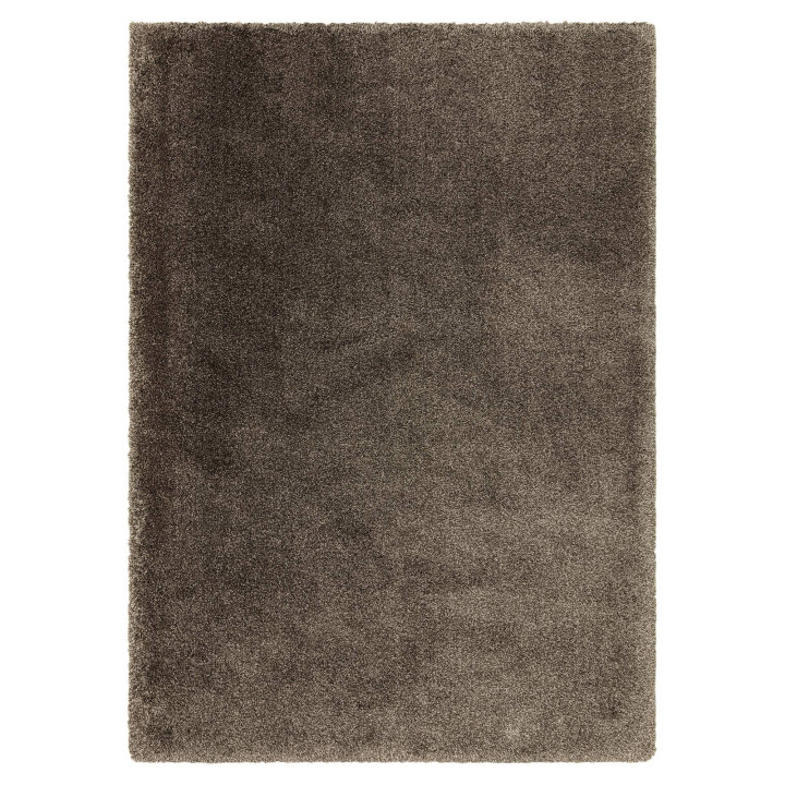 Rug Atlas plain dark grey charcoal 160x230 cm
