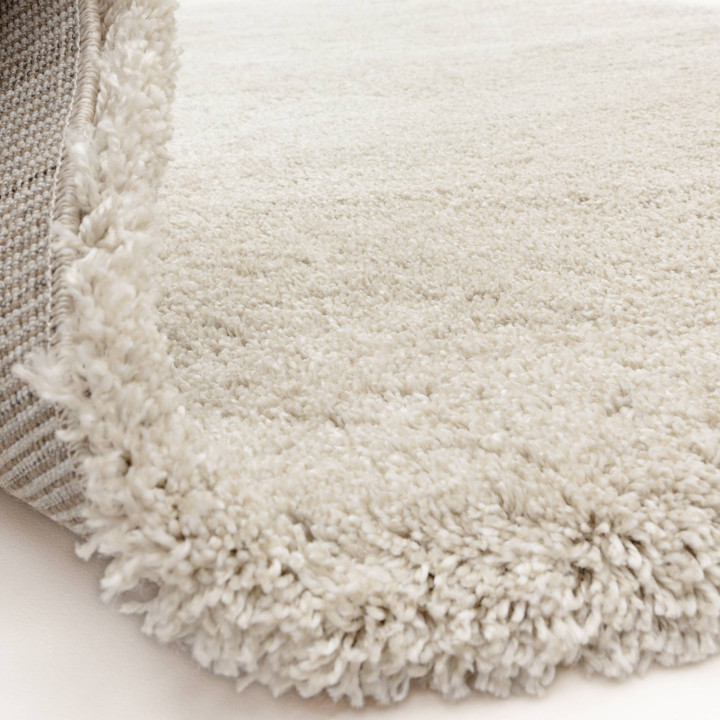 Rug Atlas plain cream white 160x230 cm