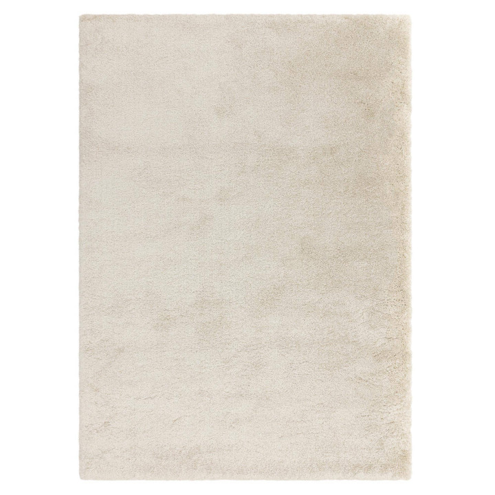 Tappeto Atlas tinta unita crema e bianco 200x290