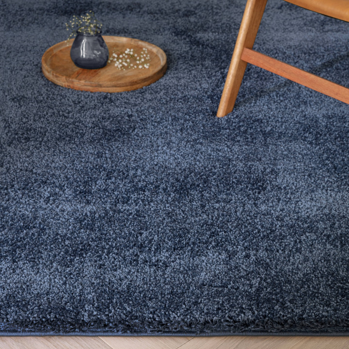 Rug Atlas plain blue 160x230 cm
