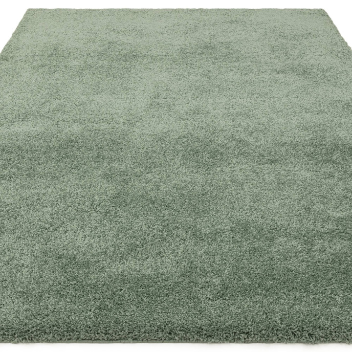 Rug Atlas plain sage green 160x230 cm