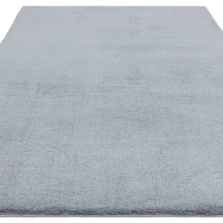 Rug Como plain light blue 200x290 cm