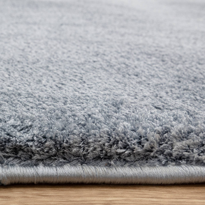 Rug Como plain light blue 200x290 cm