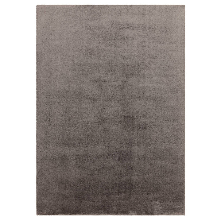 Tappeto Como tinta unita grigio scuro 120x170 cm