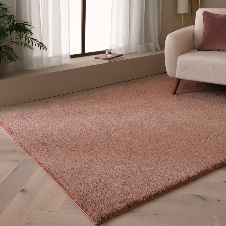 Rug Como plain antique pink 160x230 cm