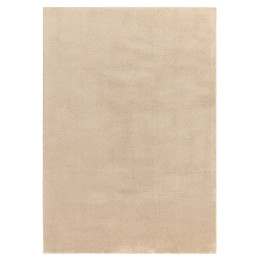 Rug Como plain beige sand 80x150 cm