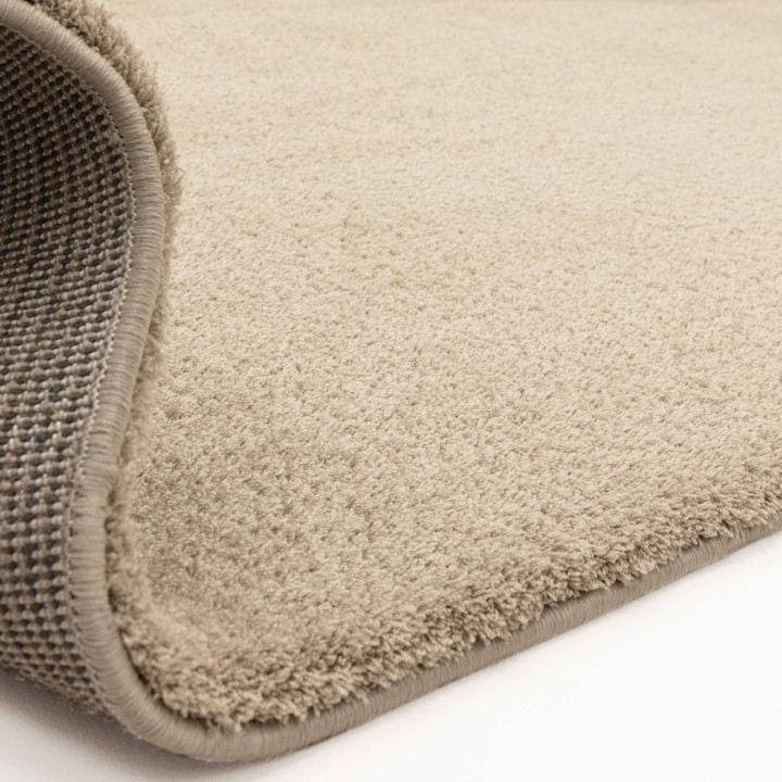 Rug Como plain beige sand 80x150 cm
